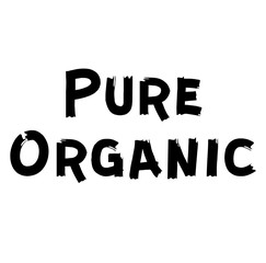 pure organic label