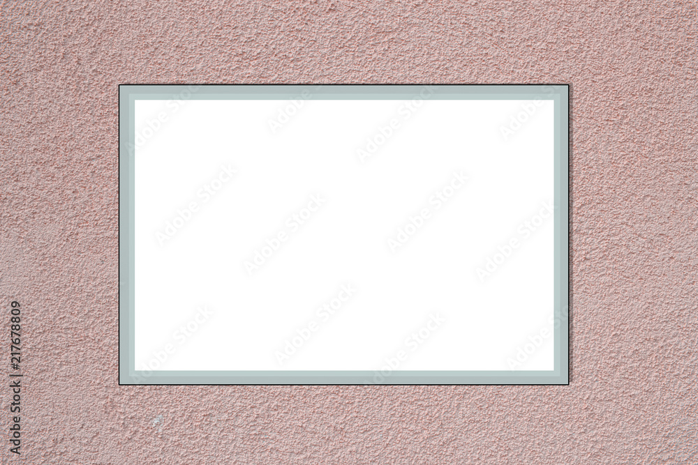 Poster purple wall background. photo frame mock up. empty space for text design and message