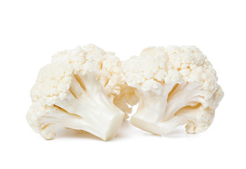 Fototapeta na wymiar Cauliflower. Piece isolated on white.