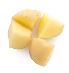 potato isolated on white background