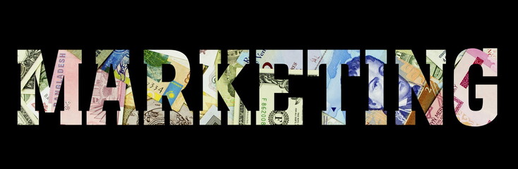 marketing Different World banknotes
