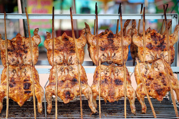 Whole roast chicken