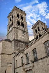 Fototapeta na wymiar Verdun. Cathédrale Notre Dame. Meuse. Grand Est