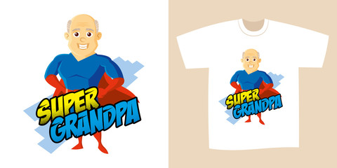 Obraz premium Superhero Cartoon character