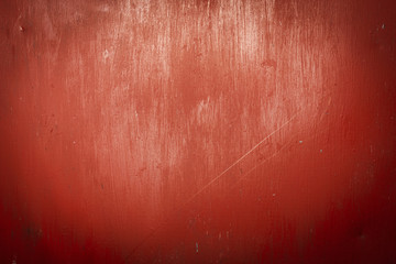 texture from an old metal plate painted red