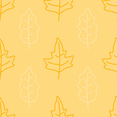 Seamless pattern with leaves for your design