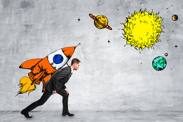 Startup and entrepreneurship concept