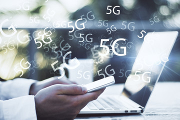 Smartphone and laptop with 5G