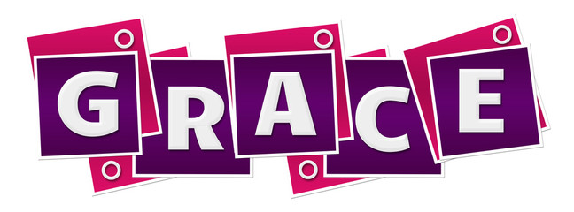 Grace Purple Pink Blocks Rings 