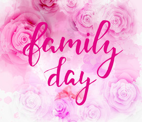 Family day holiday background