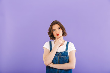 Portrait of a cheerful young woman