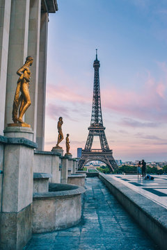 lever de soleil paris tour eiffel