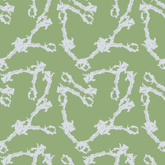 Obraz premium UFO military camouflage seamless pattern in green and grey colors