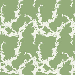 UFO military camouflage seamless pattern in green and beige colors