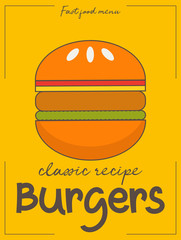 Burgers poster