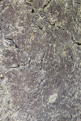 Construction material made with dry straw and clay.