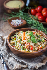 Delicious vegetarian couscous