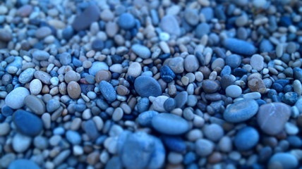Fototapeta na wymiar Piedras azuladas