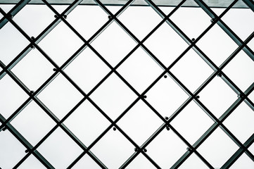 Background white from a metal mesh, decorative wire mesh.