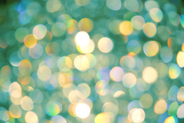 colorful bokeh light as background