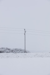 snow covered landscape 