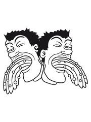 2 freunde team crew kotzen übergeben brechen übelkeit erbrechen spucken schwall kotze ekelhaft ekelig alkohol kater betrunken saufen party bier schlecht comic cartoon clipart