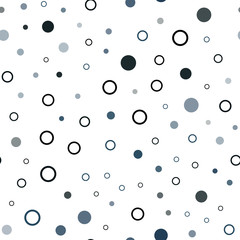 Light BLUE vector seamless backdrop with dots.