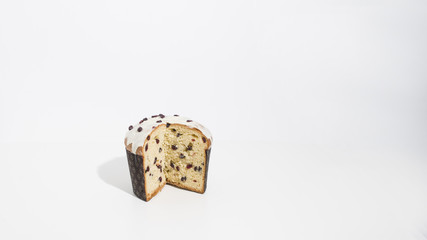 panettone artigianale in una pasticceria