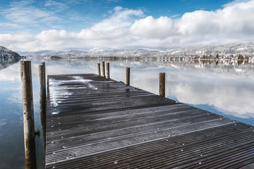 Winter am Wörthersee, Kärnten, Österreich