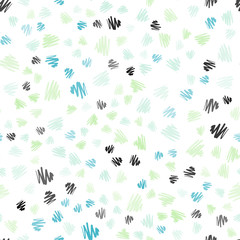 Light Blue, Green vector seamless layout with flat lines.