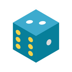 Dice Flat illustration