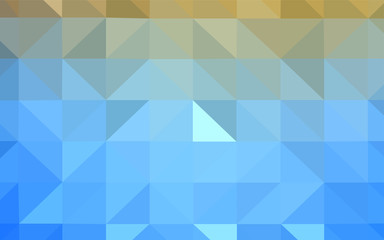 Light BLUE vector abstract polygonal background.