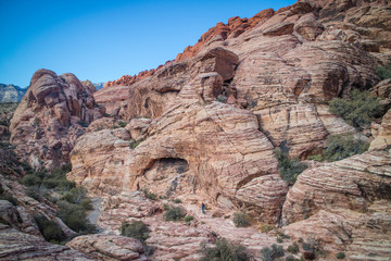 Calico Red Rocks in Red Rock Canyon National Conservation Area, Nevada