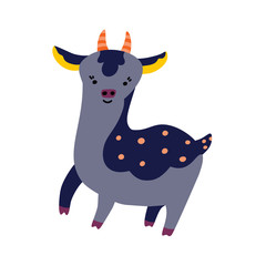 Cute cartoon deer icon
