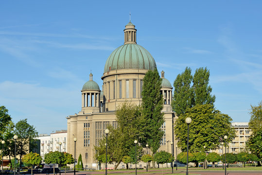 Fototapeta Łódź, Polska- Parafia św. Teresy.