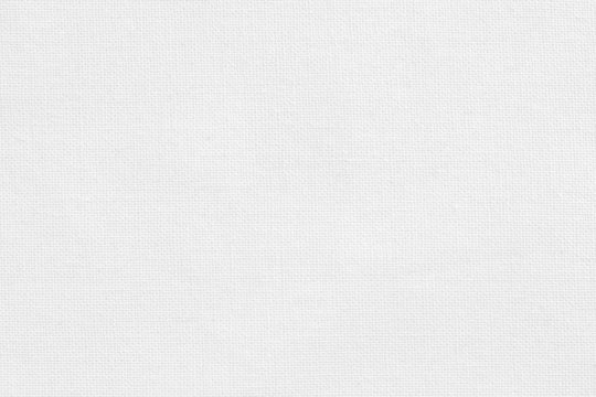 Fototapeta Biała bawełniana tkanina tekstura tło, wzór naturalnego materiału włókienniczego.