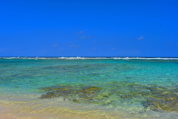Pristine tropical waters. 