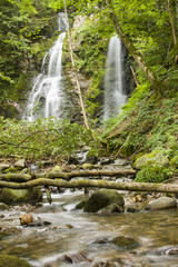 Fototapeta na wymiar Saint Nicolas Waterfall in Vosges France