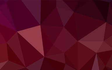 Obraz premium Light Orange vector polygonal background.