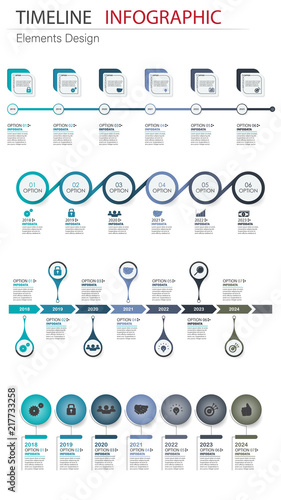 Vector Abstract Element Infographics Set Timeline Design For Vector Abstract Element Infographics Set Timeline Design For Business Finance Template Layout Workflow