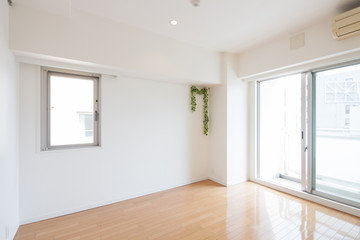 白い明るい部屋