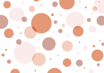 Multi-colored translucent circles on a white background. Background for the inscriptions. Copy space.