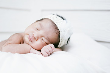 Baby Sleeping Peacefully , close up