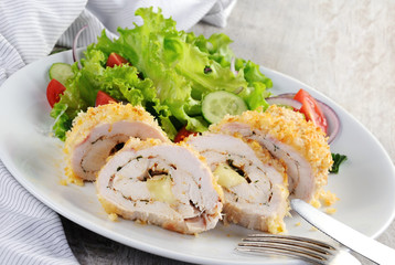 chicken in breadcrumbs