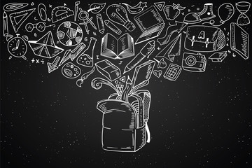 Blackboard Back to School Background 1
