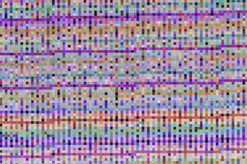 Pixel pattern of a digital glitch / Abstract background, pattern of a digital glitch.