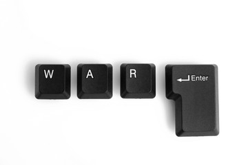 keyboard letters war