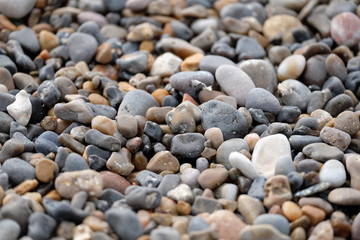 Kiesel am Meer