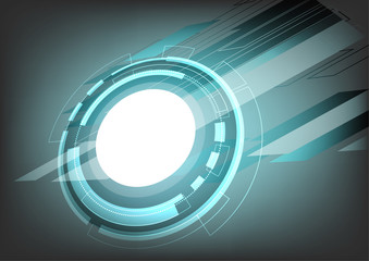 Hi-tech technology abstract background. Vector illustration