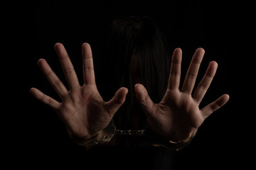 Human trafficking, Stop women abuse.